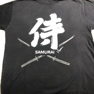 Japanese, black samurai T-shirt